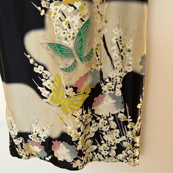 Phoebe Couture Silky Satin Butterfly Dress - Picture 6 of 14